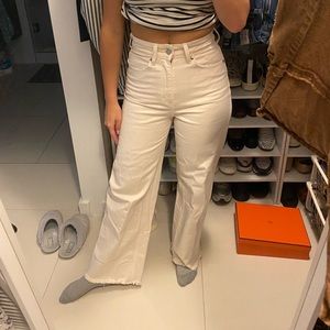 H&M Straight Wide Leg Jeans